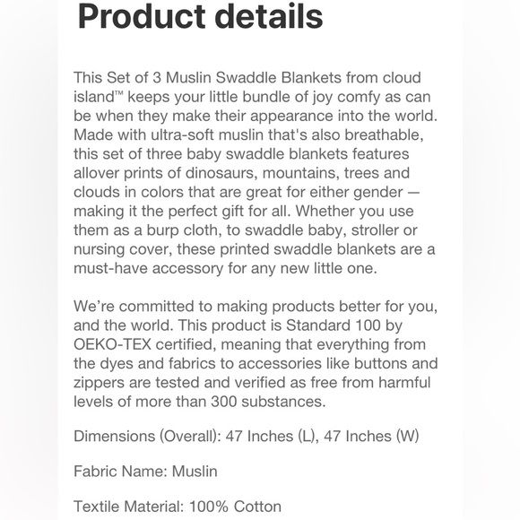 ••3 Muslim Swaddle Blankets - Picture 5 of 5